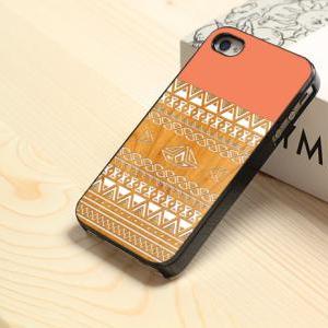 Aztec Salmon M - Custom Black Case For Iphone 5 /..