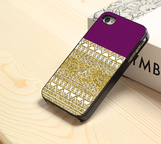 Purple Azglit M - Custom Black Case For Iphone 5 / 5s - Default Iphone 5/5s Black Case